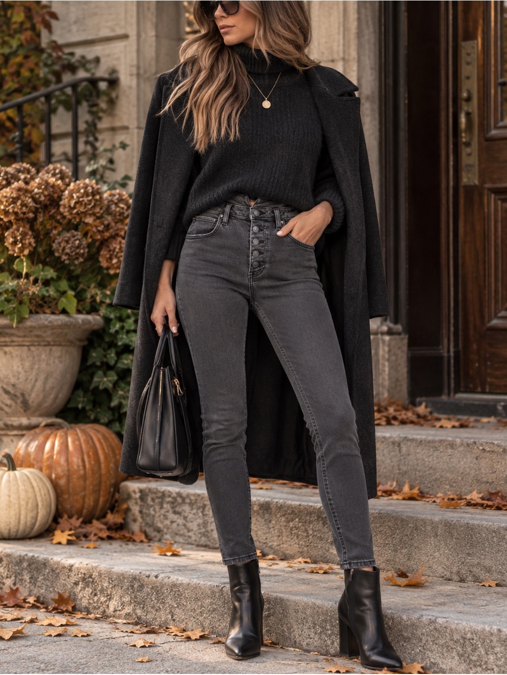 Free People We The Free Black Wash Button Fly Skinny Jeans 27